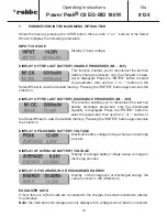 Preview for 34 page of ROBBE C8 EQ-BID 180W Power Peak Operating Instructions Manual