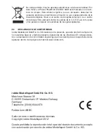 Preview for 120 page of ROBBE C8 EQ-BID 180W Power Peak Operating Instructions Manual