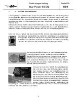 Preview for 5 page of ROBBE Duo-Power 8S EQ Operating Instructions Manual