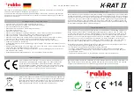 Предварительный просмотр 3 страницы ROBBE K-RAT II Instruction And User'S Manual