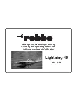 ROBBE Lightning 46 Assembly Instructions Manual preview