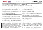 Предварительный просмотр 4 страницы ROBBE LIMIT PRO Instruction And User'S Manual