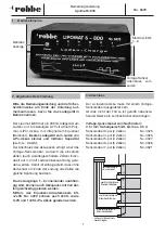 Preview for 2 page of ROBBE LIPOMAT 6-800 Operating Instructions Manual