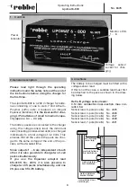 Preview for 6 page of ROBBE LIPOMAT 6-800 Operating Instructions Manual