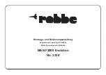 ROBBE MAN F2000 Evolution Assembly And Operating Instructions Manual preview