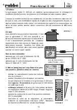 Preview for 14 page of ROBBE Piezo-Gyro G 300 Installation And Operating Instructions Manual