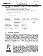 Preview for 21 page of ROBBE POWER PEAK FUN 8467 Operating Instructions Manual