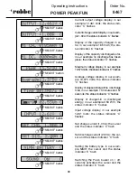 Preview for 33 page of ROBBE POWER PEAK FUN 8467 Operating Instructions Manual