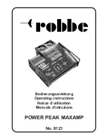 Preview for 1 page of ROBBE POWER PEAK MAXAMP 8121 Operating Instructions Manual