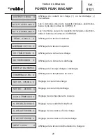 Preview for 19 page of ROBBE POWER PEAK MAXAMP 8121 Operating Instructions Manual