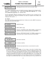 Preview for 20 page of ROBBE POWER PEAK MAXAMP 8121 Operating Instructions Manual