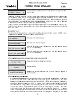 Preview for 27 page of ROBBE POWER PEAK MAXAMP 8121 Operating Instructions Manual