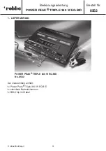 Preview for 4 page of ROBBE POWER PEAK TRIPLE 360 W EQ-BID Operating Instructions Manual