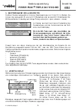 Preview for 8 page of ROBBE POWER PEAK TRIPLE 360 W EQ-BID Operating Instructions Manual