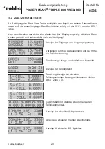 Preview for 20 page of ROBBE POWER PEAK TRIPLE 360 W EQ-BID Operating Instructions Manual