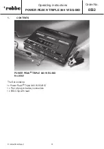 Preview for 28 page of ROBBE POWER PEAK TRIPLE 360 W EQ-BID Operating Instructions Manual