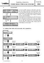 Preview for 40 page of ROBBE POWER PEAK TRIPLE 360 W EQ-BID Operating Instructions Manual