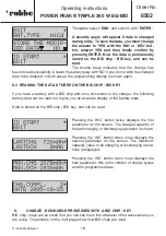 Preview for 42 page of ROBBE POWER PEAK TRIPLE 360 W EQ-BID Operating Instructions Manual