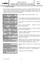 Preview for 141 page of ROBBE POWER PEAK TRIPLE 360 W EQ-BID Operating Instructions Manual