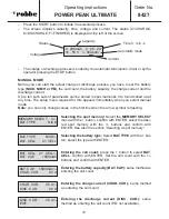 Preview for 12 page of ROBBE POWER PEAK ULTIMATE 8427 Operating Instructions Manual