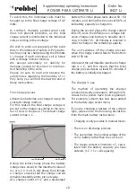 Preview for 10 page of ROBBE POWER PEAK ULTIMATE Li Supplementary Operating Instructions