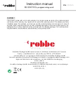 Preview for 8 page of ROBBE ROCONTROL Manual