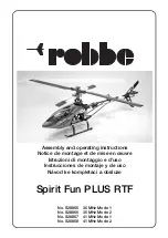 ROBBE S28865 Assembly And Operating Instructions Manual предпросмотр