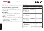 Preview for 22 page of ROBBE SZD-54 Installation Instructions And User Manual