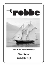 Предварительный просмотр 1 страницы ROBBE Valdivia Assembly And Operating Instructions Manual