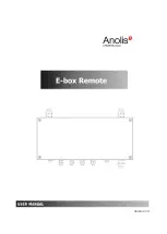 Preview for 1 page of Robe Anolis E-box Remote Basic User Manual