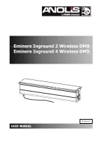 Robe Anolis Eminere Inground 2 Wireless DMX User Manual предпросмотр