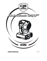 Предварительный просмотр 1 страницы Robe ClubWash 250CT User Manual