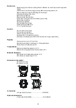 Preview for 25 page of Robe ClubWash 500 CT User Manual