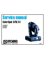 Preview for 1 page of Robe ColorSpot 575E AT Service Manual