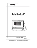 Robe ColorStrobe IP User Manual preview