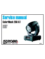 Preview for 1 page of Robe ColorWash 250 AT Service Manual