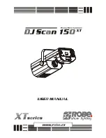 Robe DJ SCAN 150 XT User Manual preview