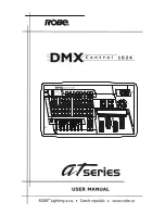 Robe DMX Control 1024 User Manual preview