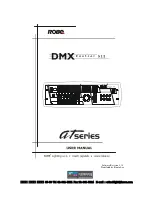 Preview for 1 page of Robe DMX Control 512 User Manual