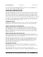 Preview for 22 page of Robe DMX Control 512 User Manual