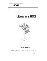 Robe LiteWare HO2 User Manual preview