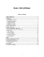 Preview for 2 page of Robe Robin 1200 User Manual