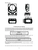 Preview for 38 page of Robe Robin 1200 User Manual