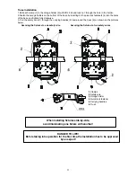 Предварительный просмотр 11 страницы Robe Robin 300E Spot User Manual