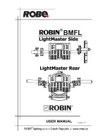 Robe ROBIN BMFL LightMaster Rear User Manual preview