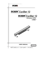 Robe Robin CycBar 12 User Manual предпросмотр