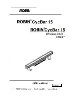 Preview for 1 page of Robe Robin CycBar 15 User Manual