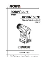 Robe Robin DL7F User Manual preview