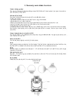 Preview for 14 page of Robe Robin DL7F User Manual