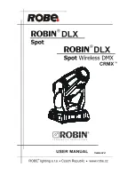 Robe Robin DLX SPOT User Manual предпросмотр